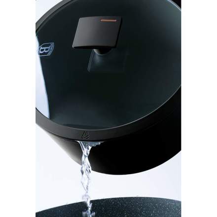 Kastrol s poklicí s titanovým povrchem Berlingerhaus BH-7087 24 cm Monaco Collection (5)