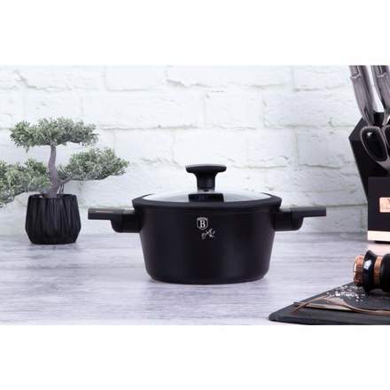 Kastrol s poklicí s titanovým povrchem Berlingerhaus BH-7086 20 cm Monaco Collection (7)