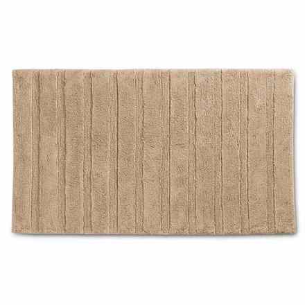Koupelnová předložka Kela KL-24711 Megan 100% bavlna béžová 120x70x1,6cm