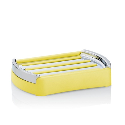 Miska na mýdlo Kela KL-24556 Marta plast žlutá 12,5x9x2,5cm