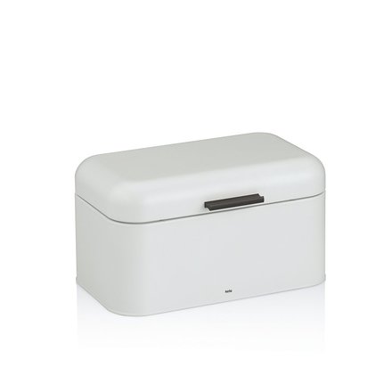 Chlebník Kela KL-12843 Frisca kov, bílá 30x18x16,5 cm