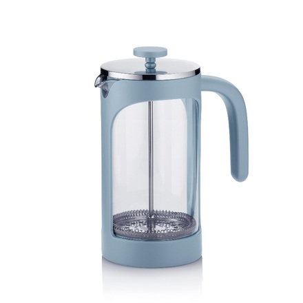 Konvice na čaj a kávu Kela KL-10988 frenchpress kouřově modrá 1l