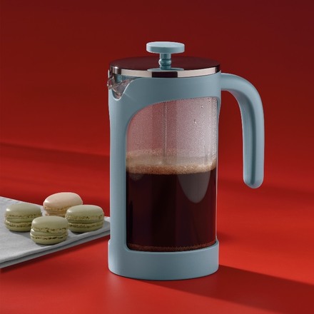 Konvice na čaj a kávu Kela KL-10988 frenchpress kouřově modrá 1l (1)
