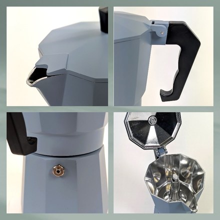 Konvice na espresso Kela KL-10560 kouřově modrá 19,0cm 9,0cm 300 ml (6)