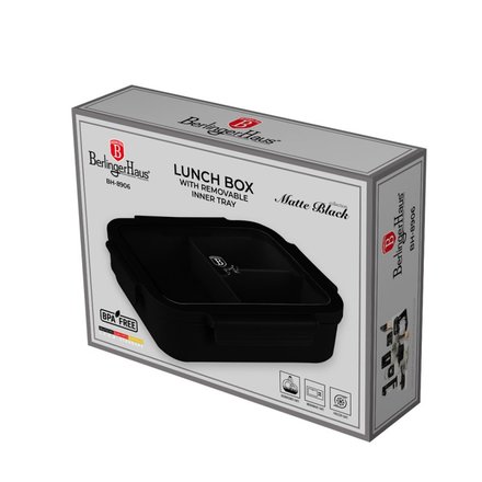 Svačinový box Berlingerhaus BH-8906 24 x 18 cm Black Collection