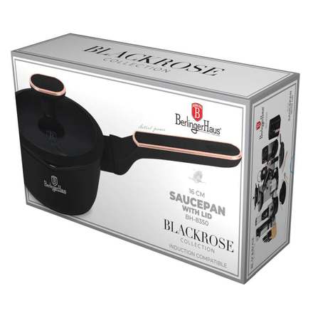 Rendlík s titanovým povrchem a poklicí Berlingerhaus BH-8350 16 cm Black Rose Collection