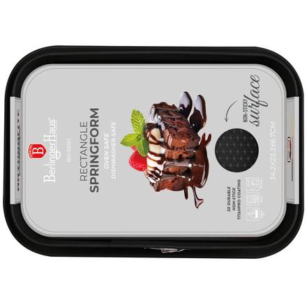 Forma na pečení Berlingerhaus BH-8690 Obdélníková rozkládací forma 2 v 1 39*27 cm Anthracite Collection