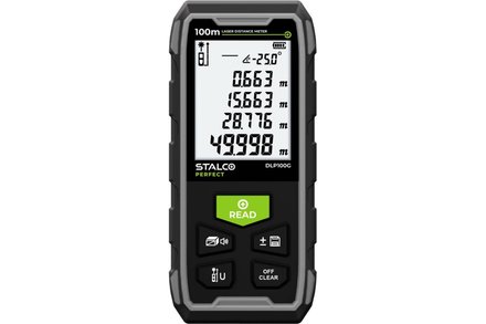 Laserový dálkoměr Stalco S058298002, DLP100G 100m