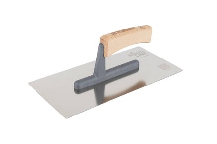 Hladítko Kubala KU5414 nerez hladké, 270 x 130 mm, WOOD LINE