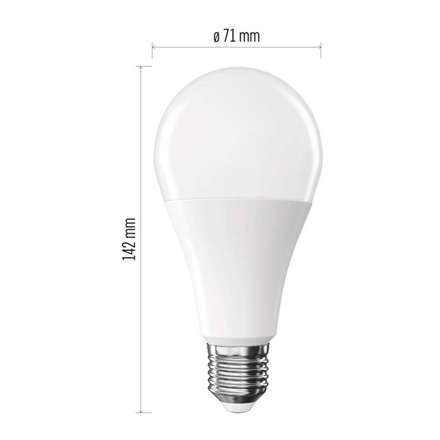 LED žárovka Emos ZQ5E71 LED CLS A70 16W(120W) 1901lm, E27, WW (2)