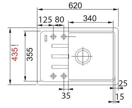 Granitový kuchyňský dřez Franke BSG 611-62 Sahara (114.0395.130) (1)