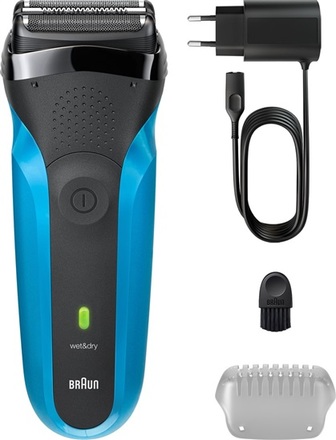 Holicí strojek Braun Series 3 310s černo-tyrkysový
