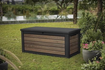 Zahradní box Keter Deco 630 l walnut (1)