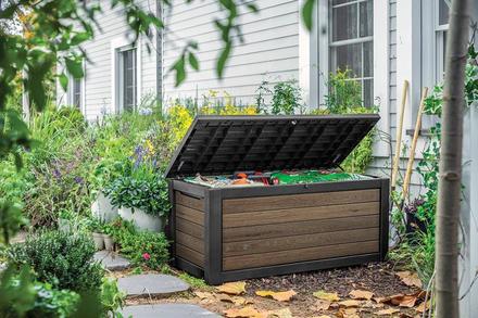 Zahradní box Keter Deco 630 l walnut (2)
