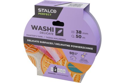 Páska malířská Stalco S042176623 Washi, jemná, 38 mm x 50 m, PERFECT