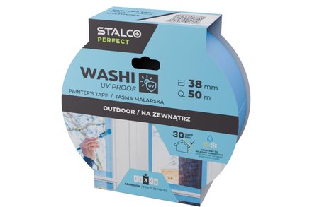 Páska malířská Stalco S042176655 Washi, UV Proof, 38 mm x 50 m, PERFECT