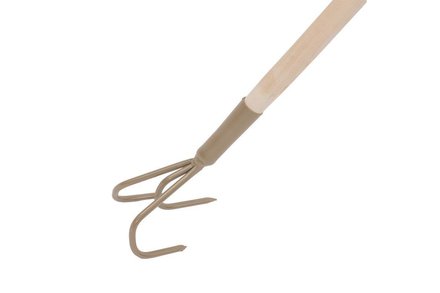 Motyka Stalco S105210660 na kypření, trojzubá, 3 zuby WOOD, GARDEN (1)