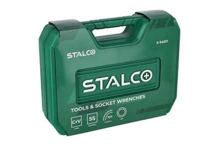 Gola sada Stalco S-54011 MIX nářadí 55EL 1/2, 1/4 (2)
