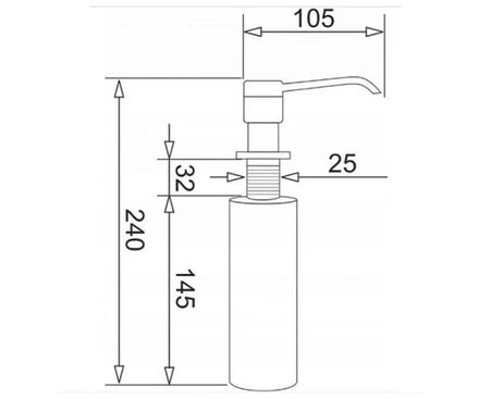Dávkovač saponátu Pyramis Black edition 028102701 (1)
