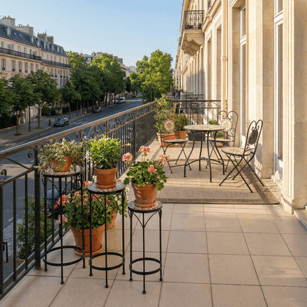 Stojan na květiny Autronic 31x31x67cm, keramika, béžová, US1601 (1)