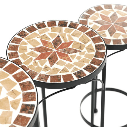 Stojan na květiny Autronic 31x31x67cm, keramika, béžová, US1601 (6)