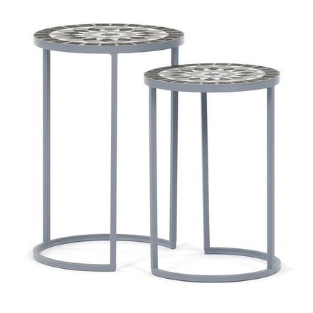 Stojan na květiny Autronic 35x35x52cm, keramika, šedá, US1501