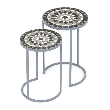 Stojan na květiny Autronic 35x35x52cm, keramika, šedá, US1501 (4)