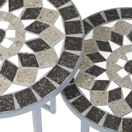 Stojan na květiny Autronic 35x35x52cm, keramika, šedá, US1501 (5)