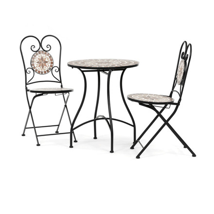 Zahradní set Autronic kov, keramická mozaika, US1600 SET