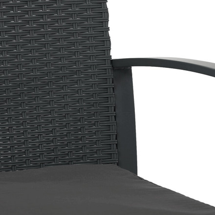 Zahradní set Autronic 1+2, polyratan, šedá, AZS-H1111 GREY (10)