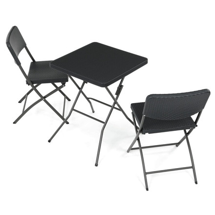 Zahradní set Autronic 1+2, plast, šedá, AZS-L2161 GREY (7)