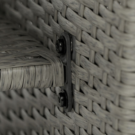 sestava zahradního nábytku Autronic polyratan, šedá, AZS-A1523 GREY (12)