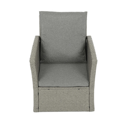 sestava zahradního nábytku Autronic polyratan, šedá, AZS-A1523 GREY (8)