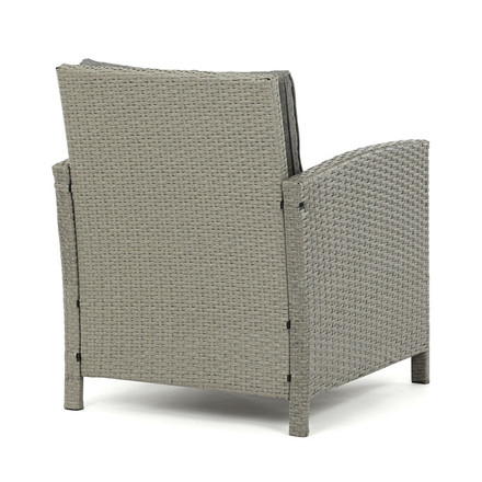 sestava zahradního nábytku Autronic 140x70x60cm, polyratan, šedá, AZS-A1719 GREY (10)