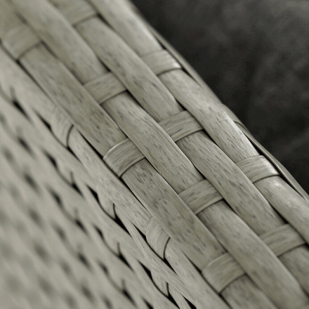 sestava zahradního nábytku Autronic 140x70x60cm, polyratan, šedá, AZS-A1719 GREY (14)