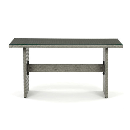 sestava zahradního nábytku Autronic 140x70x60cm, polyratan, šedá, AZS-A1719 GREY (5)