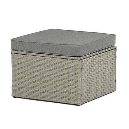 sestava zahradního nábytku Autronic 140x70x60cm, polyratan, šedá, AZS-A1719 GREY (8)