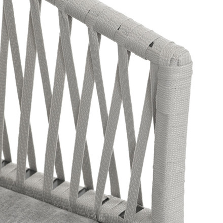 Zahradní židle Autronic kov, polyratan, šedá, AZC-S1430 GREY (11)