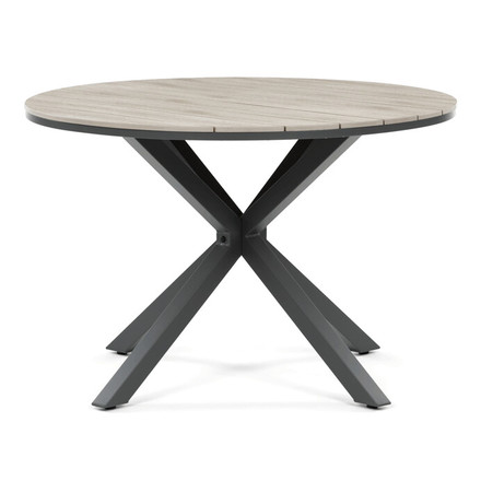 Zahradní stůl Autronic 110x110cm, hliník, polywood, šedá, AZT-S1430 GREY (2)