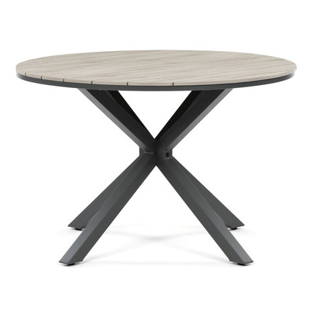 Zahradní stůl Autronic 110x110cm, hliník, polywood, šedá, AZT-S1430 GREY (3)