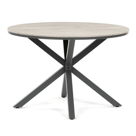 Zahradní stůl Autronic 110x110cm, hliník, polywood, šedá, AZT-S1430 GREY (4)