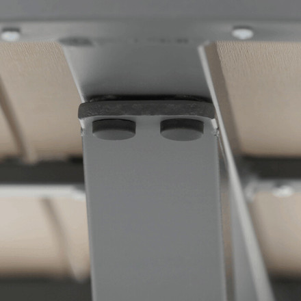 Zahradní stůl Autronic 110x110cm, hliník, polywood, šedá, AZT-S1430 GREY (8)