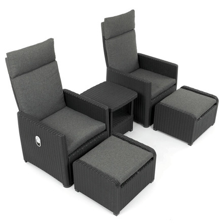 Zahradní set Autronic 1+2, polyratan, šedá, AZS-L2665 GREY (15)