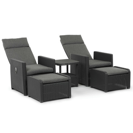 Zahradní set Autronic 1+2, polyratan, šedá, AZS-L2665 GREY (17)