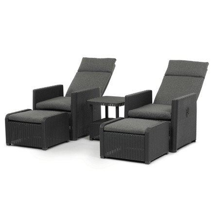 Zahradní set Autronic 1+2, polyratan, šedá, AZS-L2665 GREY (4)