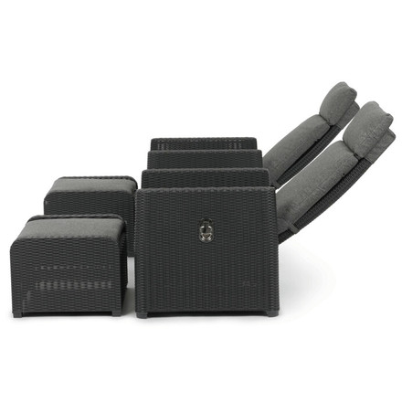 Zahradní set Autronic 1+2, polyratan, šedá, AZS-L2665 GREY (7)