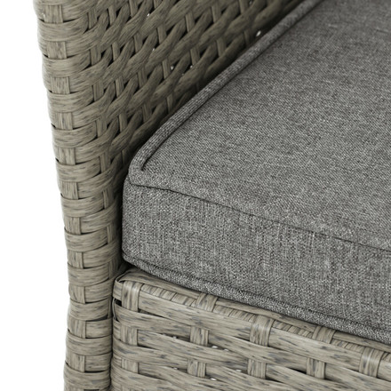 sestava zahradního nábytku Autronic 100x60x69cm, polyratan, šedá, AZS-A1442 GREY (11)