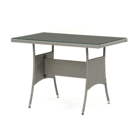 sestava zahradního nábytku Autronic 100x60x69cm, polyratan, šedá, AZS-A1442 GREY (4)