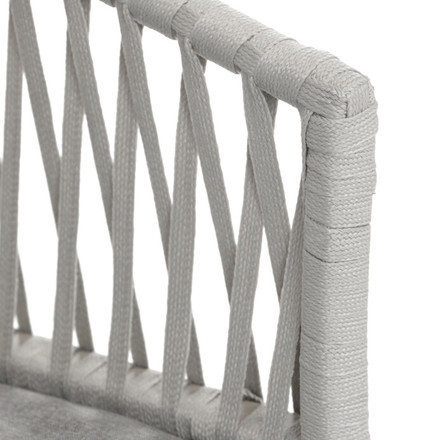 Zahradní židle Autronic kov, polyratan, béžová, AZC-S1430 CRM (9)