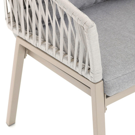 Zahradní židle Autronic kov, polyratan, béžová, AZC-S1430 CRM (7)